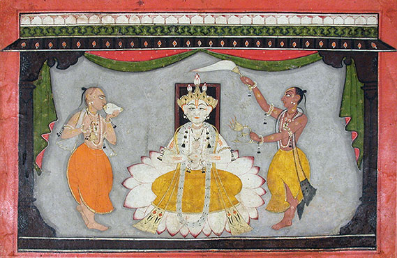 shiva with attendants